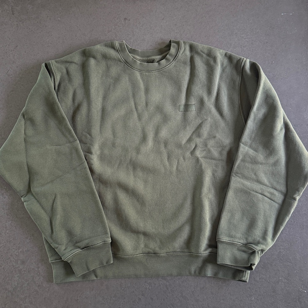 NEW SET ACTIVE Crewneck Sweater in Willow Green Size Medium M
